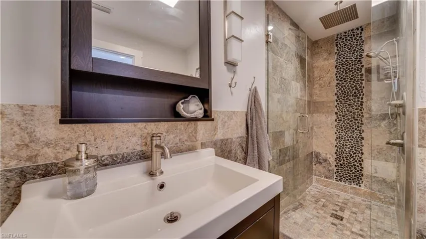Completely updated bathroom.