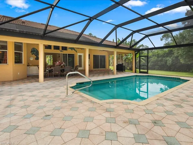 Pool and deck area