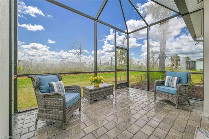 NEW extended lanai and lush landscaping