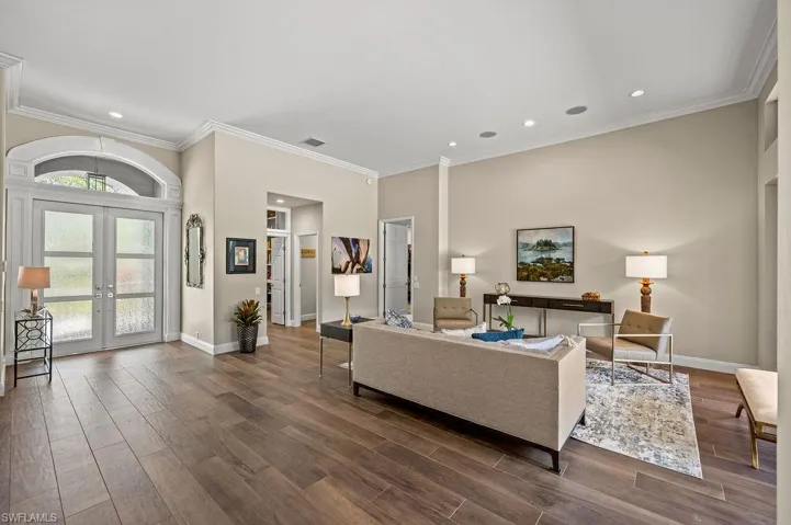 Gathering room + front door