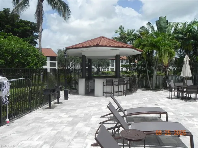 Cabana and grilling area