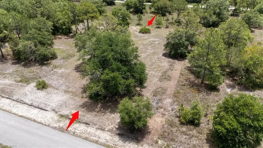 Aerial view of property and surrounding area