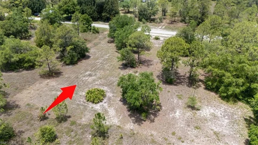 Aerial overview of property's location