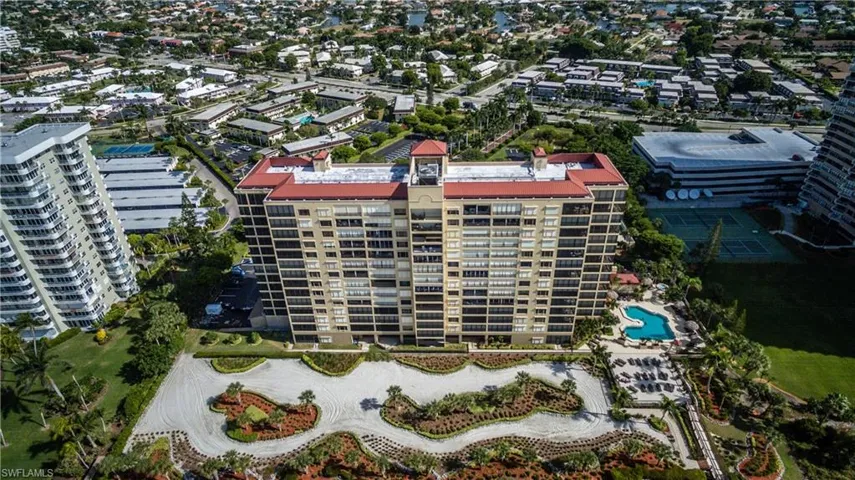 Aerial of building