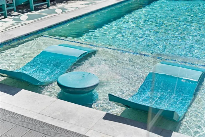 Enjoy just sitting in the pool