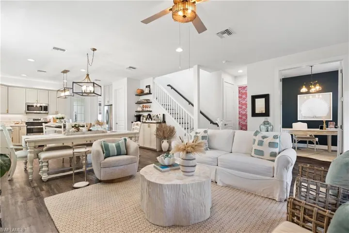 Living room open floor plan