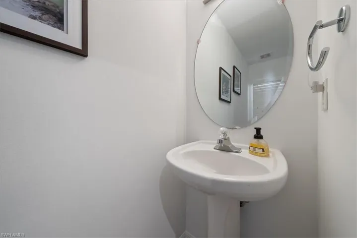 Bathroom featuring visible vents