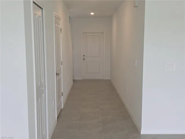 Hallway facing front door