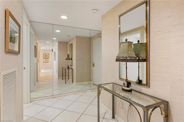 Entry area with laundry and half bathroom