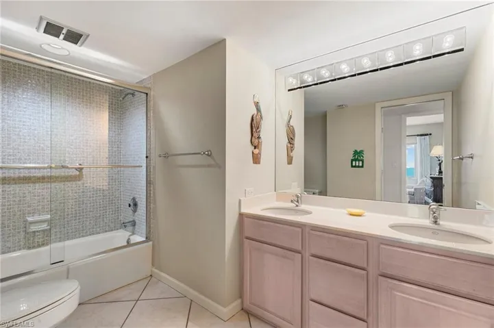 The redone bathroom with added sink opens up the standard floor plan