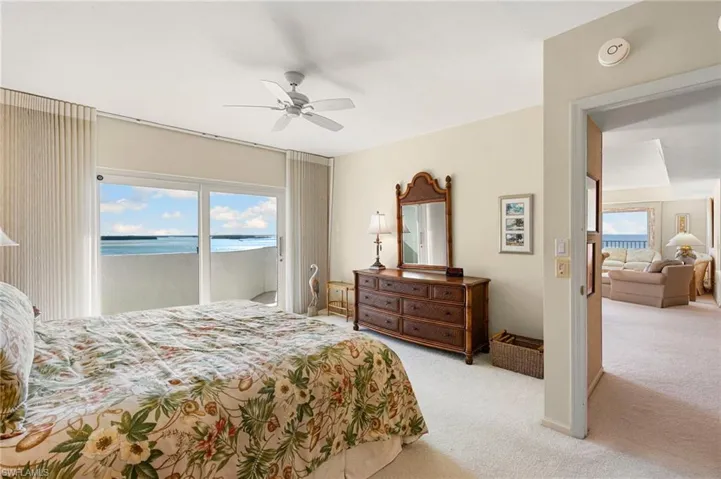 Spacious primary bedroom