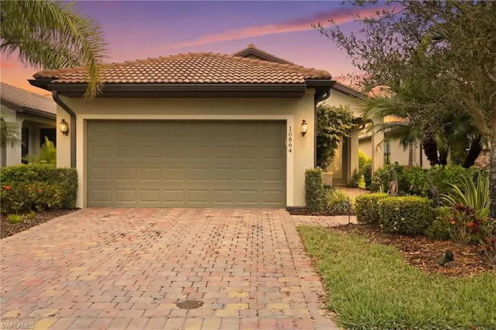 Dusk View of house.