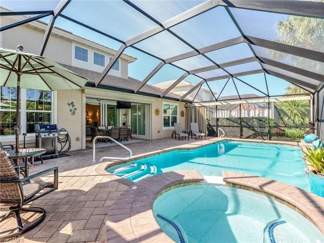 Having resurfaced the pool shows its brillance, and the extended paver surround has been meticulously maintained.