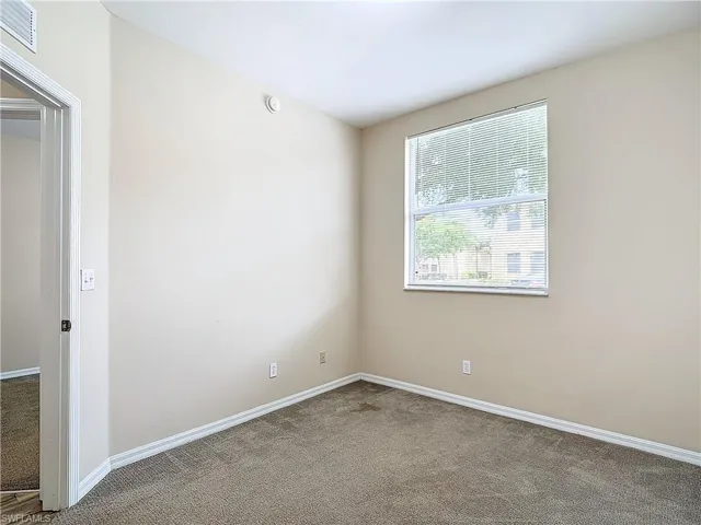 Empty room with carpet