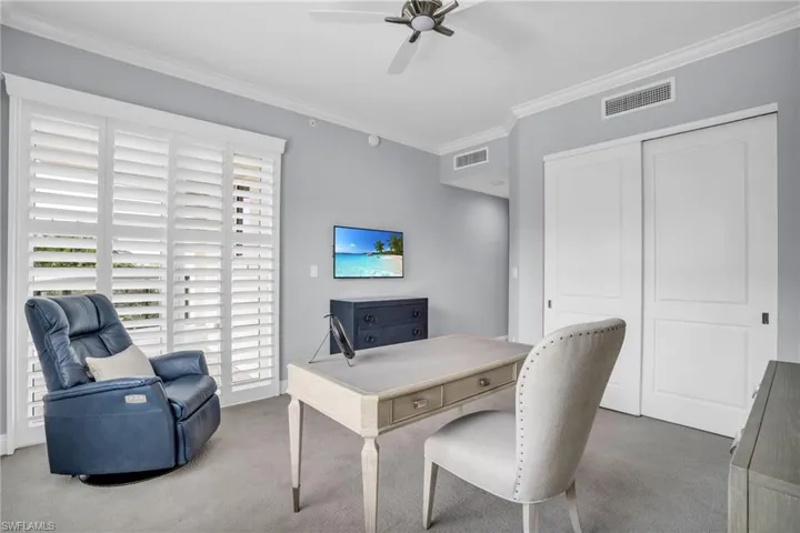 Guest Bedroom being used as office