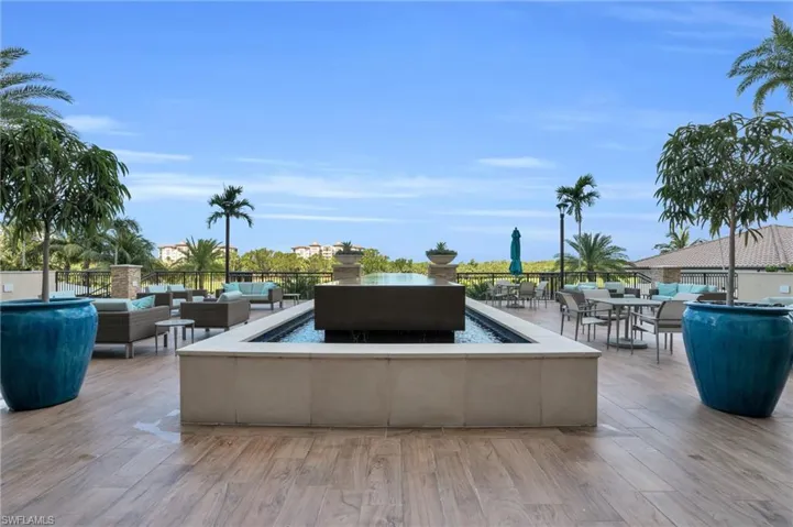 Terrace right outside Club Room