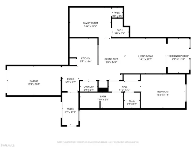 View of floor plan / room layout