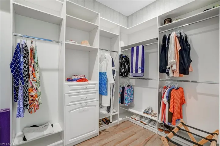 Primary Hers closet