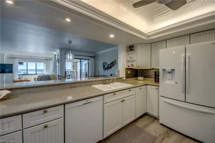 View of the water from the Kitchen