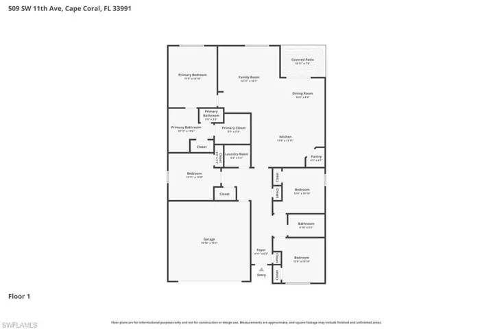 509 Sw 11th Ave, Cape Coral, Florida 33991