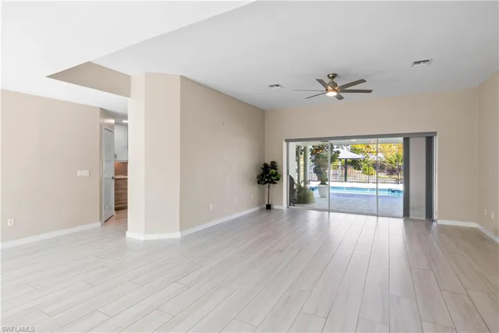 Light-filled living area offering seamless connection to the kitchen and outdoor spaces.