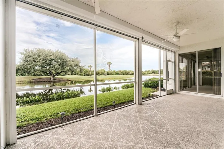 Spacious lanai with gorgeous view