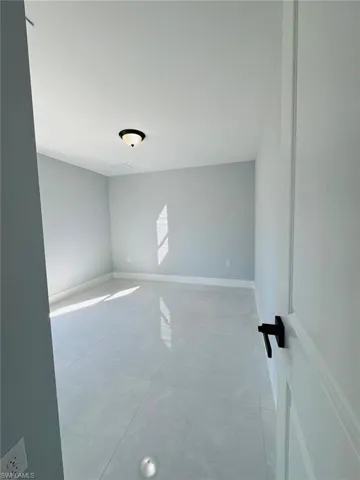 View of spare room