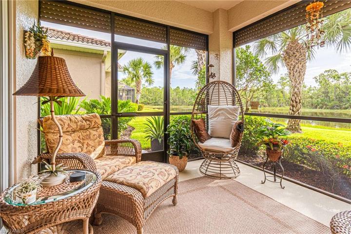 COVERED LANAI WITH “STORM SMART” PANELS!  HUGE SAVINGS: ALL LANAI FURNITURE REMAINS WITH THE HOME FOR YOU TO ENJOY & ENTERTAIN WITH! TIME TO CALL FAMILY & FRIENDS!