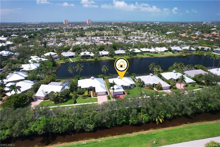 Aerial overview of property's location