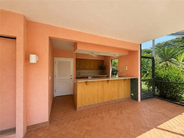 Digitally enhanced, Outdoor kitchen.