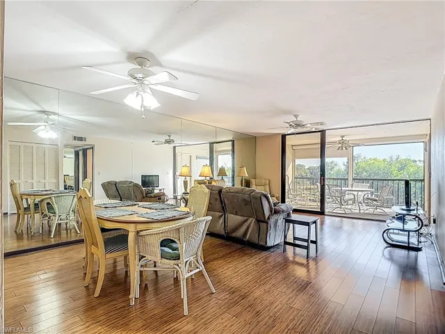 Dining room featuring hardwood / wood-style floors