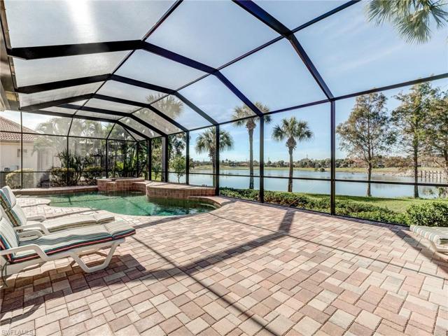 Large sunning deck with a lake view