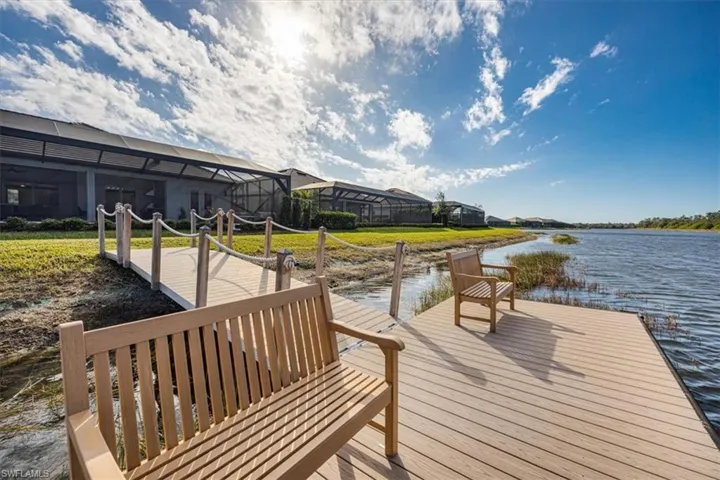 This private dock is included with this home - a unique and special feature that only a few properties have