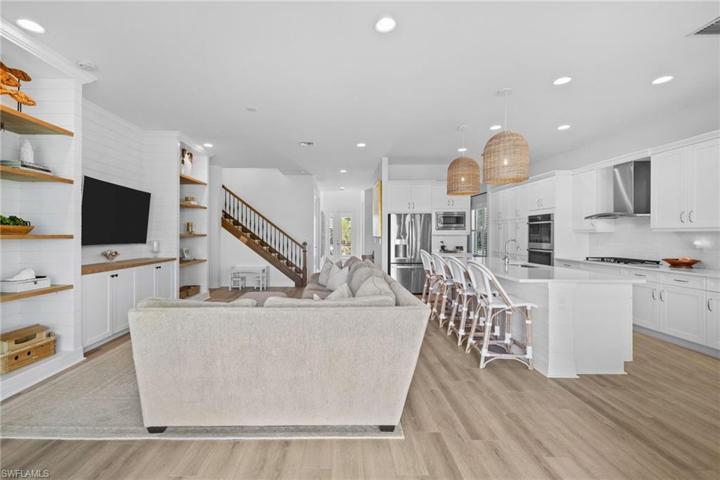 Smart great room design with a NOW AESTHETIC.