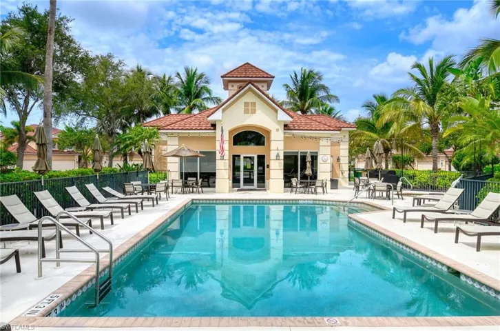 Champions Community Pool area with ample guest parking