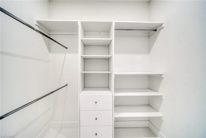 View of spacious closet
