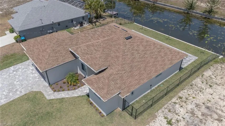 View of subject property featuring a nearby body of water