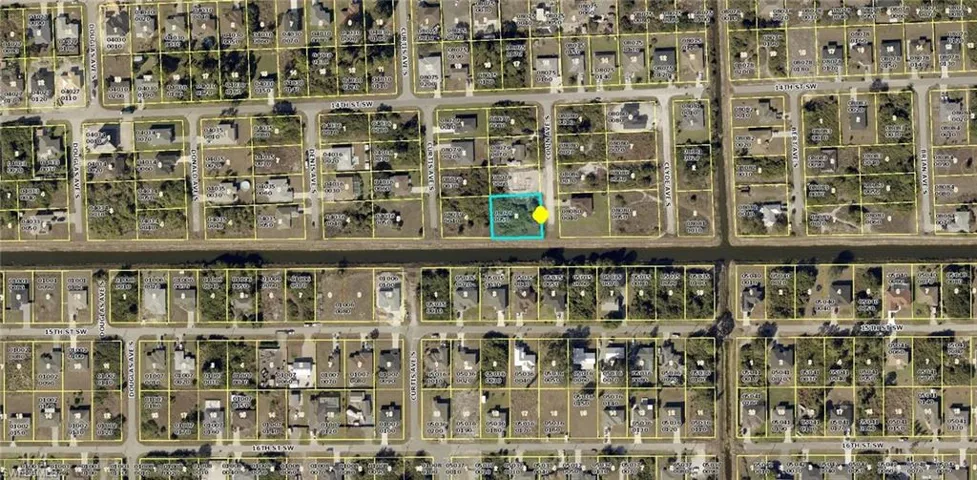Aerial Property Map. Displaying the property’s location within a developed residential area
