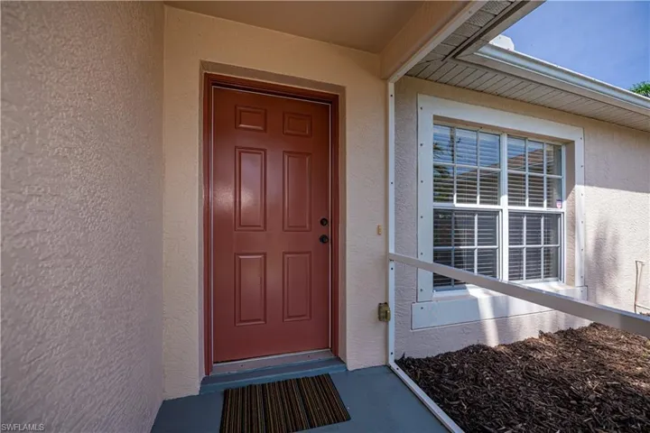 Screened front entry
