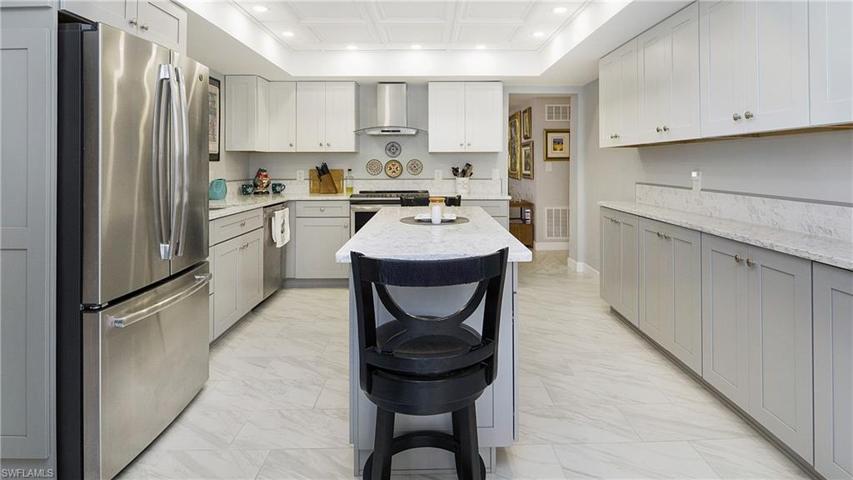 natural stone countertops, induction range