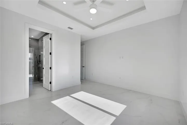 The primary suite will be your retreat at day's end.