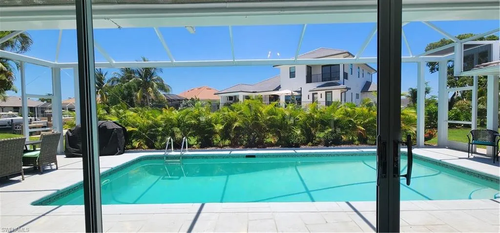 View of pool