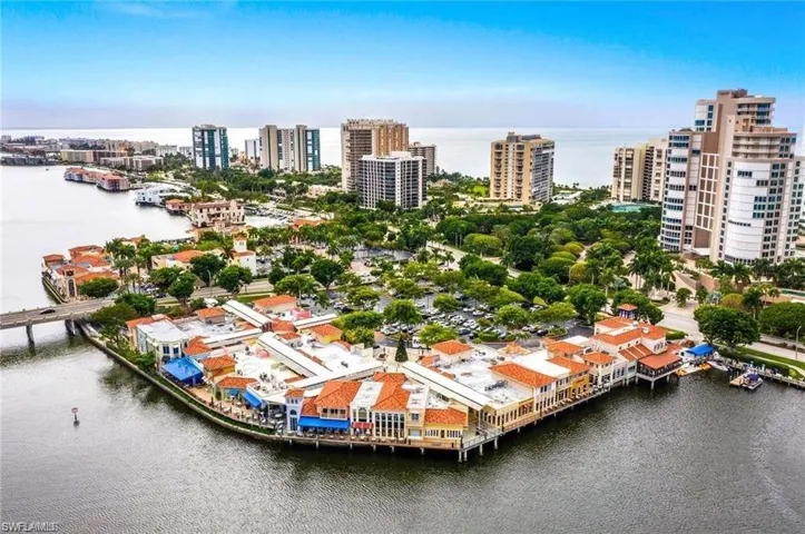 View of Nearby Venetian Village - upscale shopping and dining just a short walk away