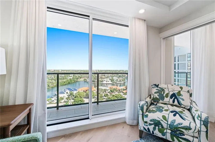 Views of Venetian Bay from the guest bedroom