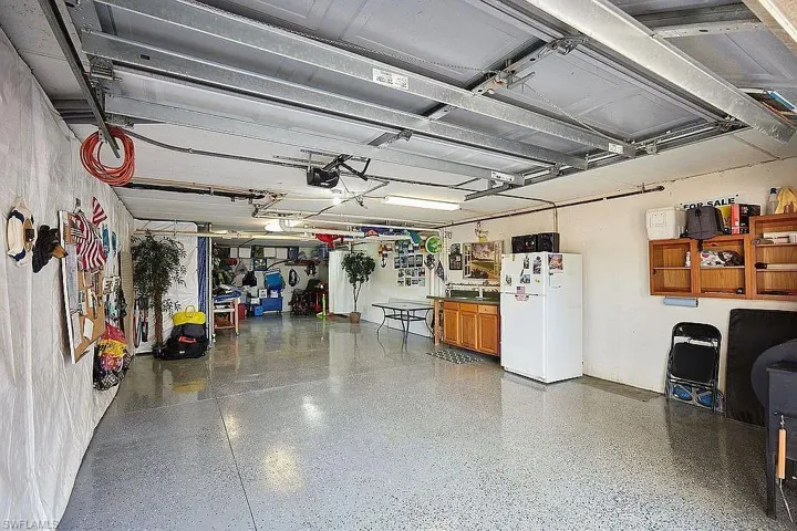 2 car garage with storage