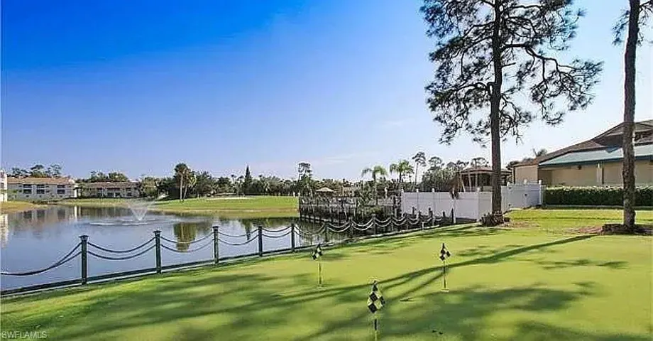 Terraverde community with a water view and a putting green