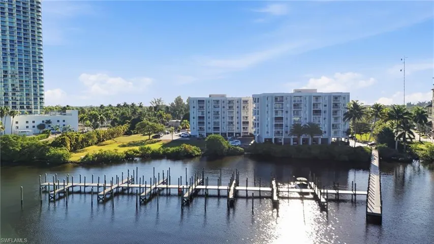 Water view featuring a boat dock