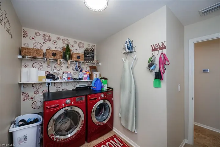 laundry room looking towards the hallway