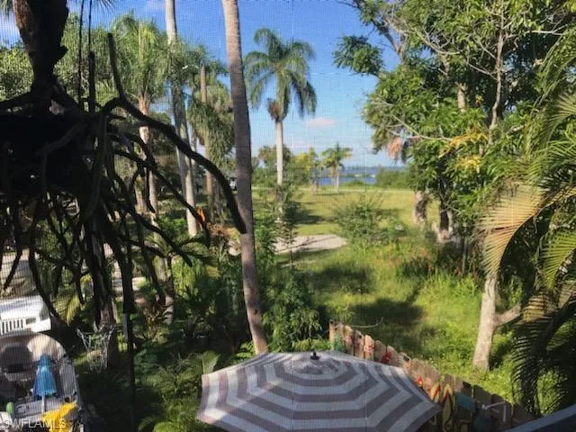 view from balcony