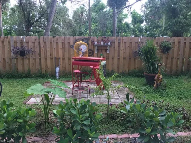 View of yard featuring a patio